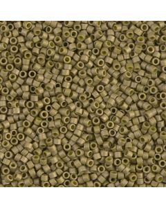 Miyuki Delica 11/0 DB0371 Metallic Olive Gold Matted