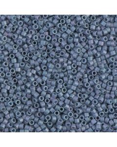 Miyuki Delica 11/0 DB0376 Metallic Light Grey-Blue Matted