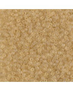 Miyuki Delica 11/0 DB0382 Matted Transparent Pale Topaz Luster