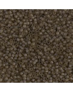 Miyuki Delica 11/0 DB0384 Transparent Smoky Quartz Matted