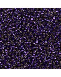 Miyuki Delica 11/0 DB0609 Silver Lined Dark Purple Dyed
