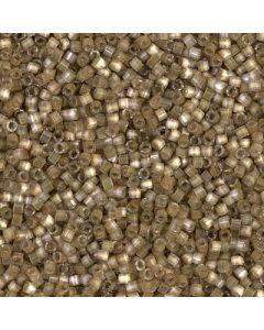 Miyuki Delica 11/0 DB0671 Silver Lined Variegated Taupe