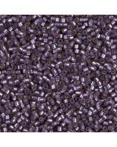 Miyuki Delica 11/0 DB0695 Silver Lined Violet Half Matted Dyed