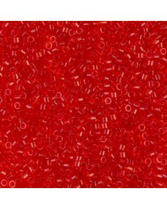 Miyuki Delica 11/0 DB0704 Transparent Dark Tangerine