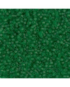 Miyuki Delica 11/0 DB0746 Matted Transparent Green