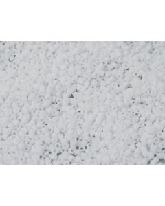 Miyuki Delica 11/0 DB0750 Matted Opaque Crystal
