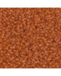 Miyuki Delica 11/0 DB0777 Dyed Semi-Frosted Transparent Topaz