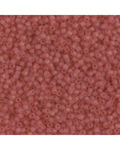 Miyuki Delica 11/0 DB0778 Dyed Semi-Frosted Transparent Dark Rose