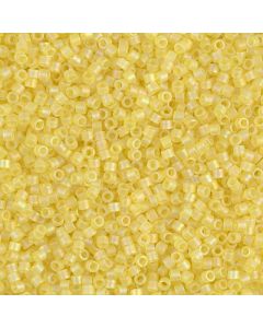 Miyuki Delica 11/0 DB0854 Matted Pale Yellow AB