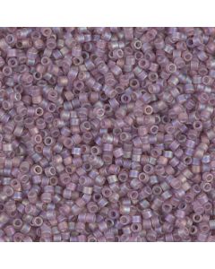 Miyuki Delica 11/0 DB0857 Matted Transparent Lilac AB