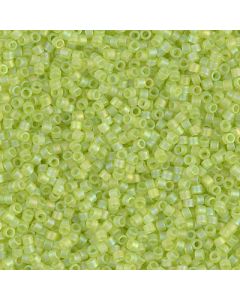 Miyuki Delica 11/0 DB0860 Matted Transparent Chartreuse AB