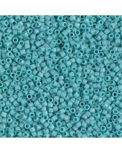 Miyuki Delica 11/0 DB0878 Matted Opaque Turquoise AB