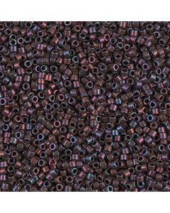 Miyuki Delica 11/0 DB1004 Metallic Dark Plum Gold Iris