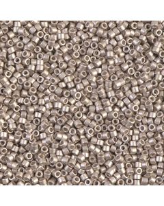 Miyuki Delica 11/0 DB1158 Galvanized Semi-Frosted Light Smoky Amethyst