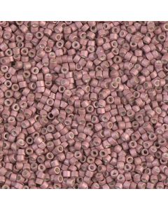Miyuki Delica 11/0 DB1166 Galvanized Matted Pink Blush