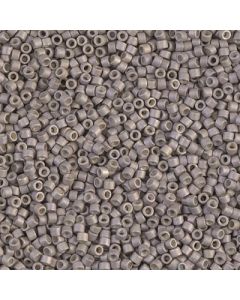 Miyuki Delica 11/0 DB1168 Galvanized Matted Light Smoky Amethyst