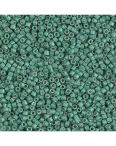 Miyuki Delica 11/0 DB1171 Galvanized Matted Dark Mint