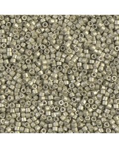 Miyuki Delica 11/0 DB1181 Galvanized Semi-Frosted Aloe