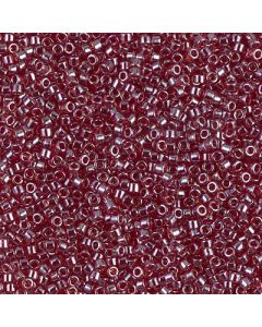 Miyuki Delica 11/0 DB1222 Transparent Ruby Luster