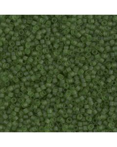 Miyuki Delica 11/0 DB1267 Matted Transparent Olive Green