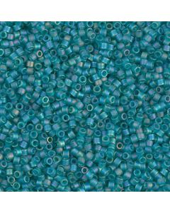 Miyuki Delica 11/0 DB1283 Matted Transparent Teal AB