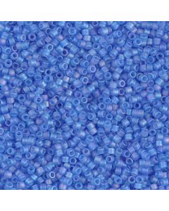 Miyuki Delica 11/0 DB1285 Matted Transparent Blue AB