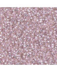 Miyuki Delica 11/0 DB1335 Silver Lined Light Pink Dyed