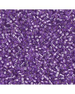 Miyuki Delica 11/0 DB1343 Silver Lined Lavender Dyed