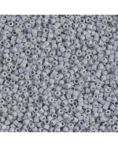 Miyuki Delica 11/0 DB1598 Matted Opaque Ghost Grey AB