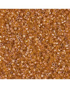 Miyuki Delica 11/0 DB1702 Copper Pearl Lined Marigold