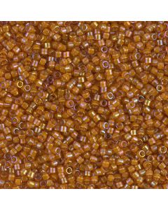 Miyuki Delica 11/0 DB1734 Beige Lined Topaz AB