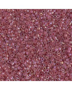 Miyuki Delica 11/0 DB1746 Claret Lined Opal AB