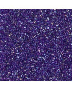 Miyuki Delica 11/0 DB1755 Fuchsia Lined Aqua AB