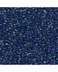 Miyuki Delica 11/0 DB1763 Emerald Lined Cobalt AB