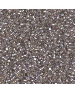 Miyuki Delica 11/0 DB1772 Sparkling Pewter Lined Crystal AB