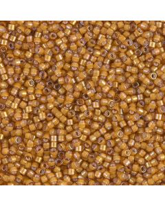 Miyuki Delica 11/0 DB1778 White Lined Topaz AB