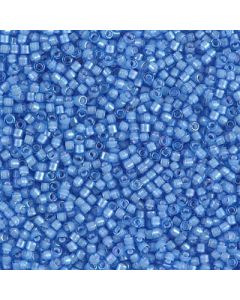 Miyuki Delica 11/0 DB1784 White Lined Sapphire AB