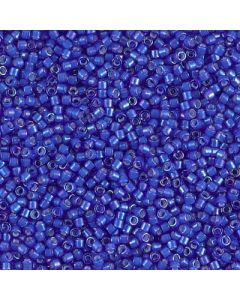 Miyuki Delica 11/0 DB1785 White Lined Cobalt AB