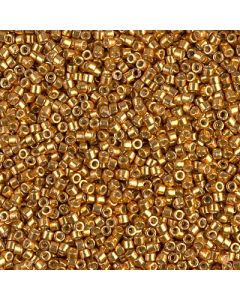 Miyuki Delica 11/0 DB1833 Duracoat Galvanized Yellow Gold