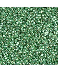 Miyuki Delica 11/0 DB1844 Duracoat Galvanized Dark Mint Green