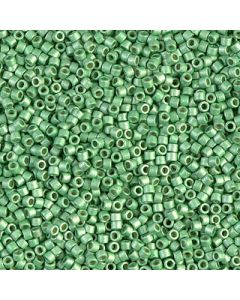 Miyuki Delica 11/0 DB1844F Duracoat Galvanized Matted Dark Mint Green
