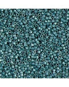 Miyuki Delica 11/0 DB1847F Duracoat Galvanized Matted Dark Sea Foam