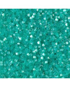 Miyuki Delica 11/0 DB1869 Silk Inside Dyed Aqua Green AB