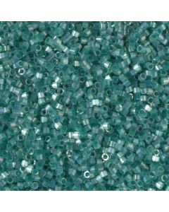 Miyuki Delica 11/0 DB1870 Silk Inside Dyed Emerald AB