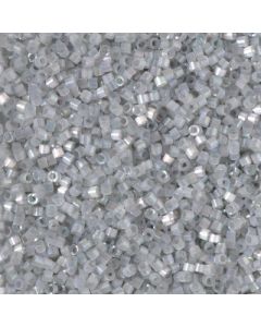 Miyuki Delica 11/0 DB1871 Silk Inside Dyed Smoke Grey AB