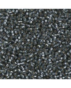 Miyuki Delica 11/0 DB2166 Duracoat Silverline Dyed Light Blue Steel