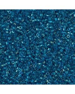 Miyuki Delica 11/0 DB2385 Fancy Lined Teal Blue