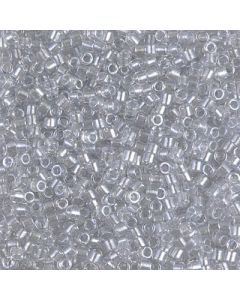 Miyuki Delica 10/0 DBM0271 Sparkling Silver Grey Lined