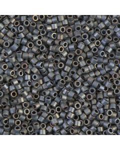 Miyuki Delica 10/0 DBM0307 Metallic Silver Grey Matted