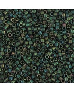Miyuki Delica 10/0 DBM0327 Metallic Teal Iris Matted